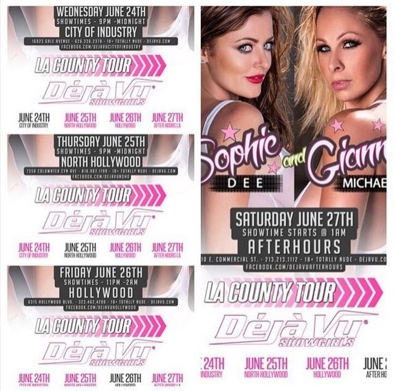 Gianna Michaels + Sophie Dee - strip club appearance flyer 201506.jpg